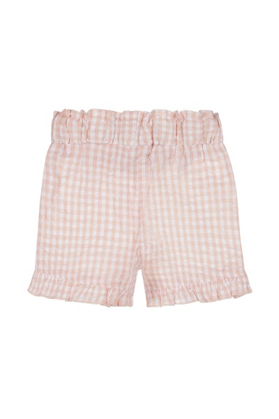 P54328-35 Pantalon corto niña cuadros vichy