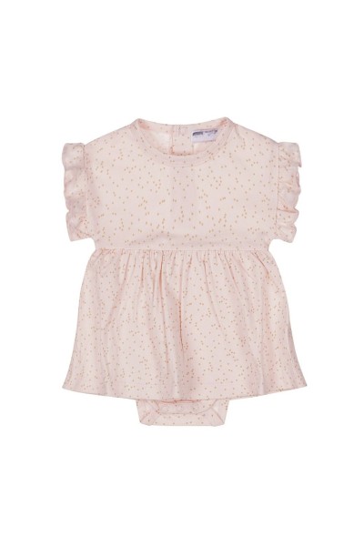 P54343-31 Vestido body bebé rosa puntitos