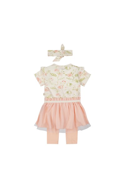 P54461-31 Conjunto niña de 2 piezas para bebé + diadema