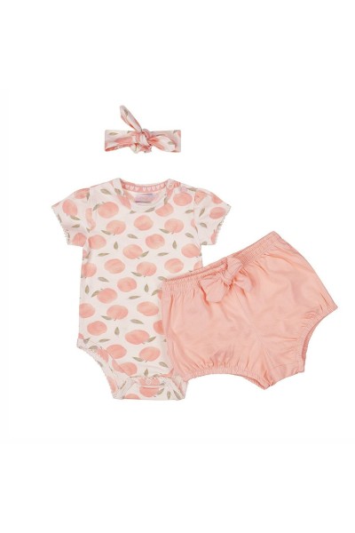 P54463-31 Conjunto niña de 2 piezas para bebé + diadema