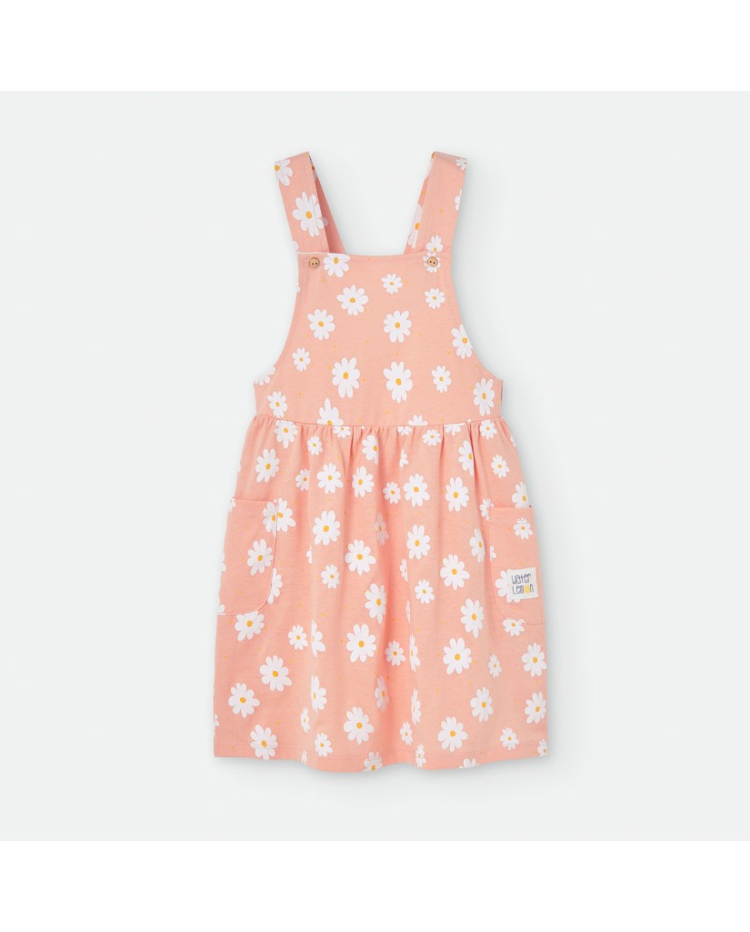 580-03 Vestido infantil margaritas