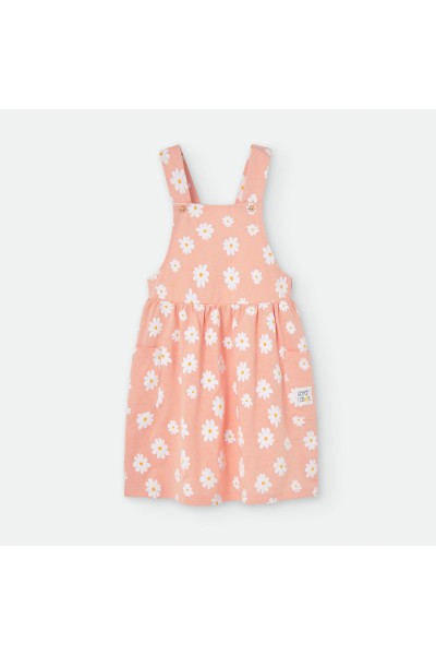 580-03 Vestido infantil margaritas