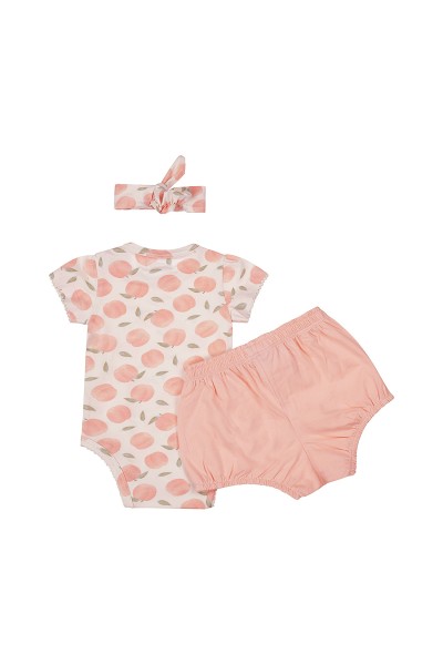 P54463-31 Conjunto niña de 2 piezas para bebé + diadema