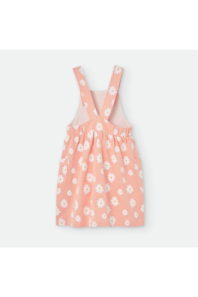 580-03 Vestido infantil margaritas