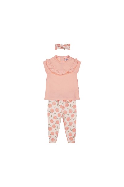 P54464-31 Conjunto niña de 2 piezas para bebé + diadema
