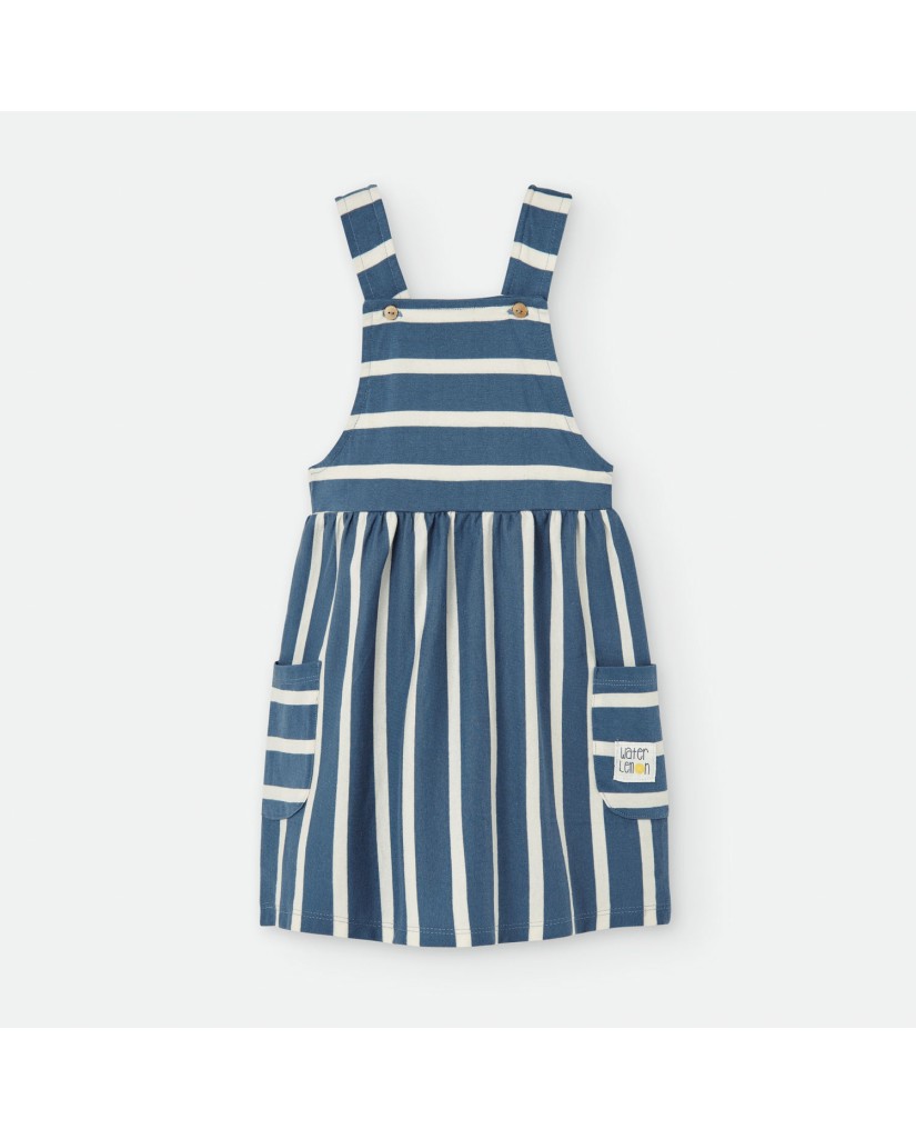 580-14 Vestido infantil a rayas