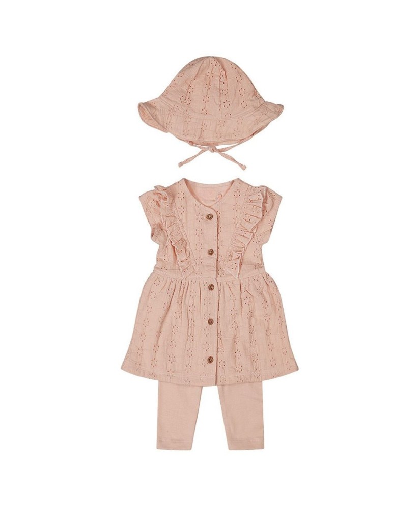 P54303-31 Conjunto bebe niña 2 piezas + gorro