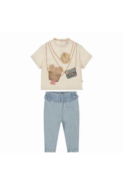P54324-35 Conjunto camiseta y tejano