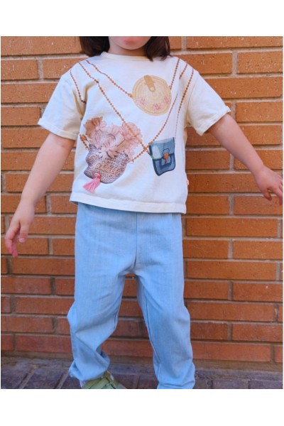 P54324-35 Conjunto camiseta y tejano