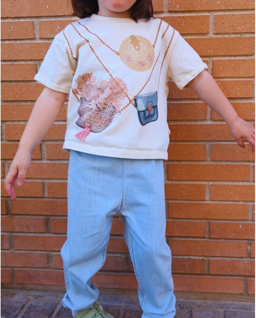 P54324-35 Conjunto camiseta y tejano