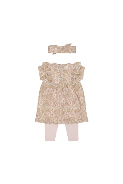 P54341-31 Conjunto niña de 2 piezas para bebé + diadema