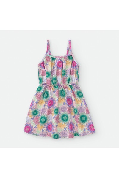 740-08 Vestido playero niña mandala