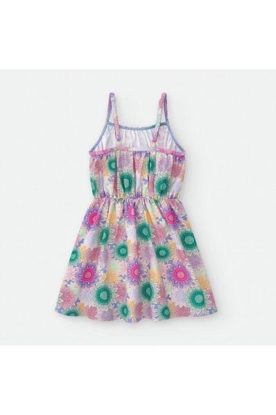 740-08 Vestido playero niña mandala