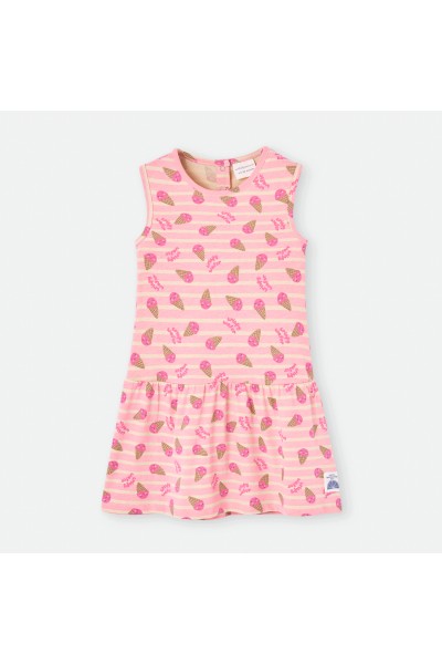 780-07 Vestido infantil niña helados