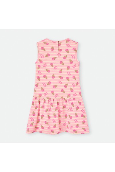 780-07 Vestido infantil niña helados