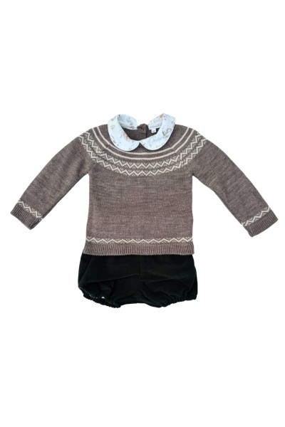 24276 Conjunto Niño 2 Piezas Punto Camel