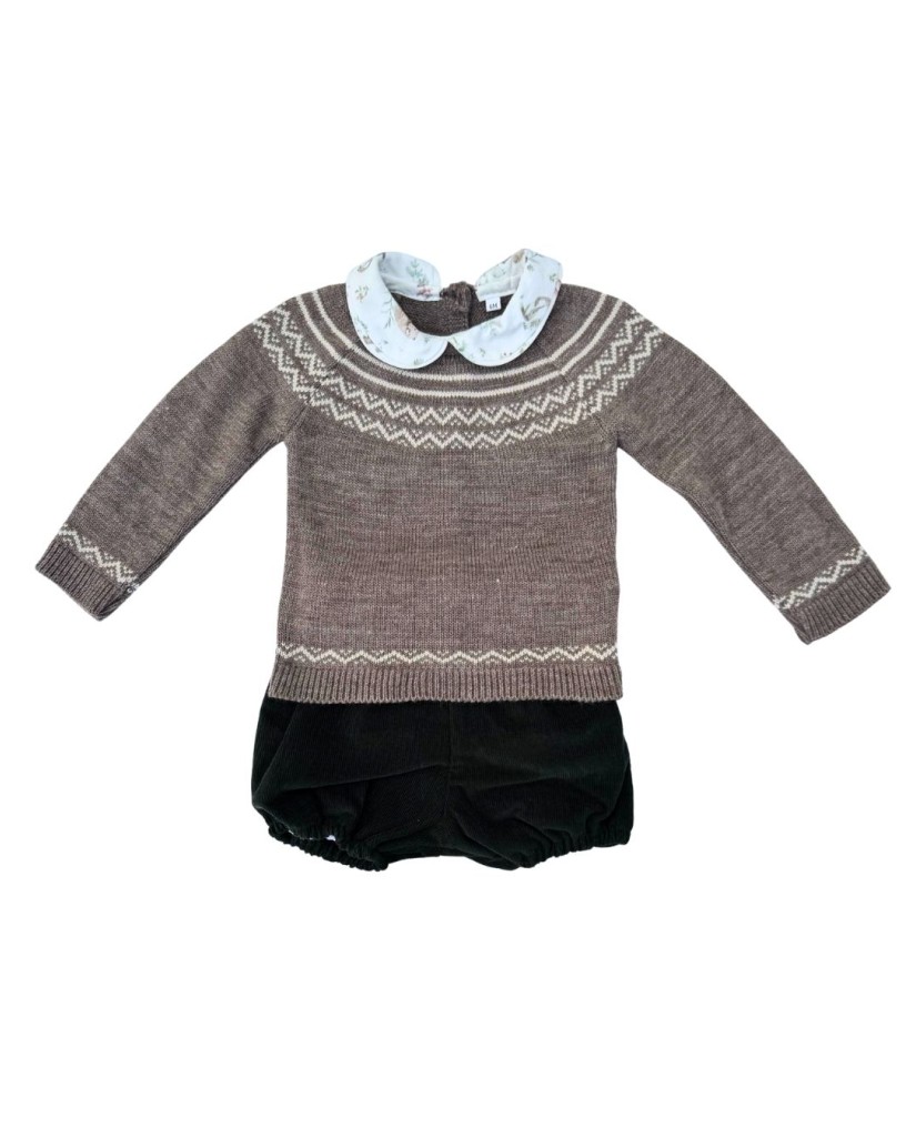 24276 Conjunto Niño 2 Piezas Punto Camel
