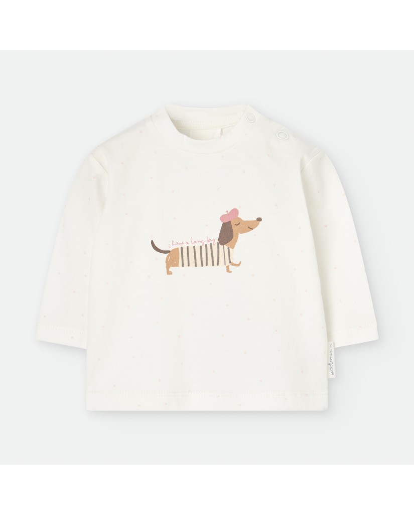 6535 CAMISETA BEBE PERRITO