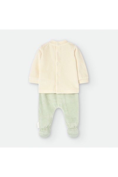 6001 PIJAMA 2 PIEZAS BEBE PINGÜINO