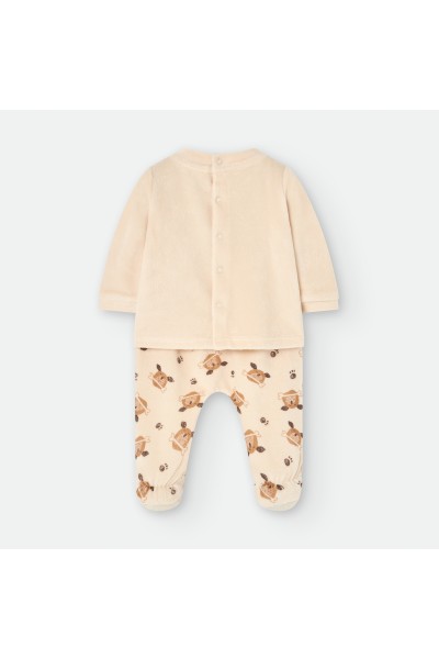 6002 PIJAMA 2 PIEZAS BEBE WOOF VIBES
