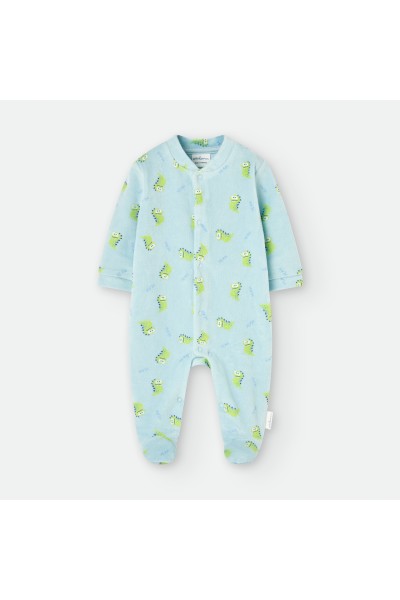 6107 PELELE BEBE DINO AZUL