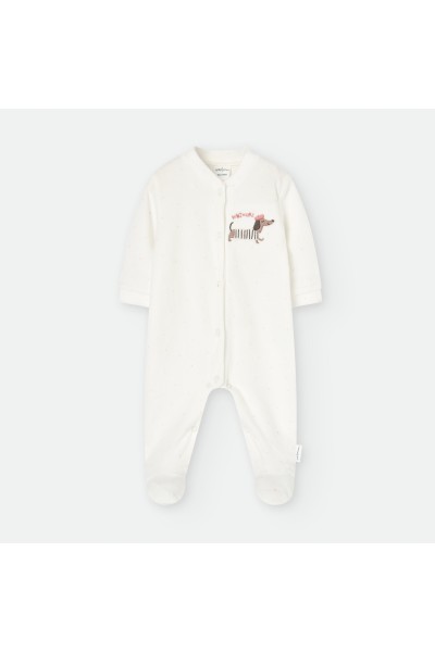 6113 PELELE BEBE BLANCO PERRITO Bonjour