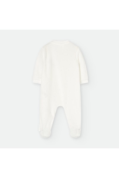 6113 PELELE BEBE BLANCO PERRITO Bonjour