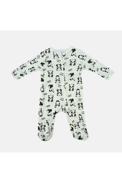 HS2303358 Pelele bebé manga larga panda