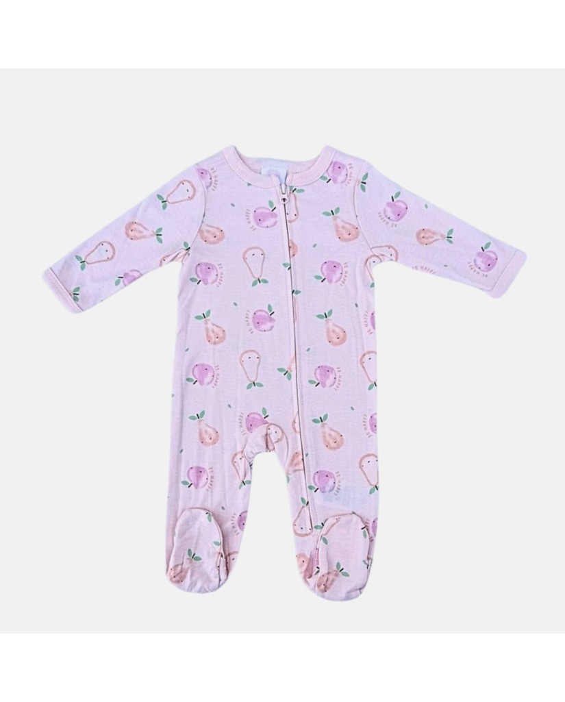 HS2303362 Pelele bebé manga larga frutas