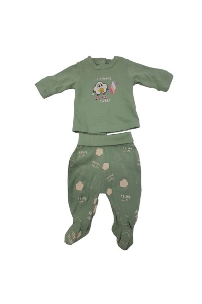 4016-23 Pijama 2 piezas bebé "I choose sweet" Waterlemon
