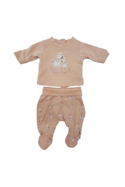 4014-23 Pijama 2 piezas bebé "Strong together" Waterlemon