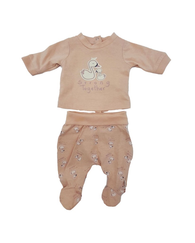 4014-23 Pijama 2 piezas bebé "Strong together" Waterlemon