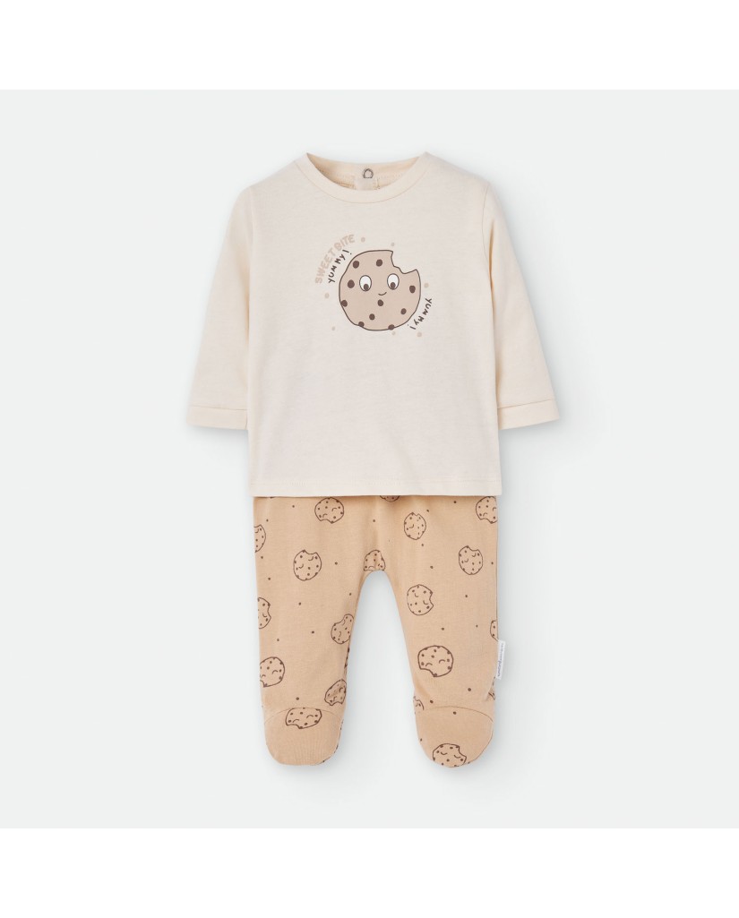 4011-23 Pijama bebé 2 piezas algodón Waterlemon