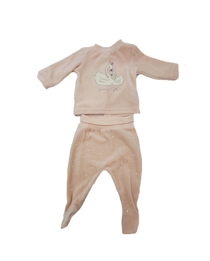 4006-23 Pijama bebé 2 piezas "Strong together" Waterlemon
