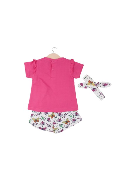 131010 CONJUNTO 2 PIEZAS+CINTA MARIPOSAS