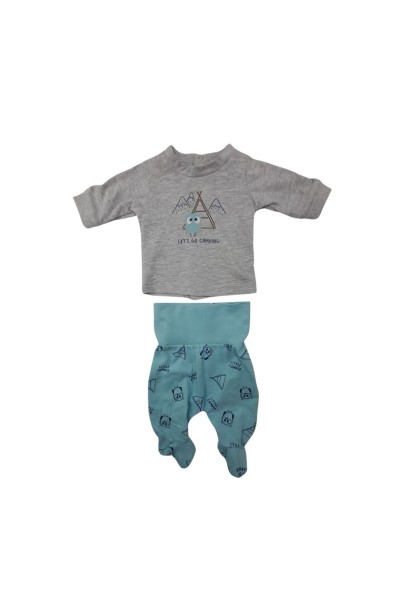 4013 Pijama dos piezas bebé 'let's go camping'