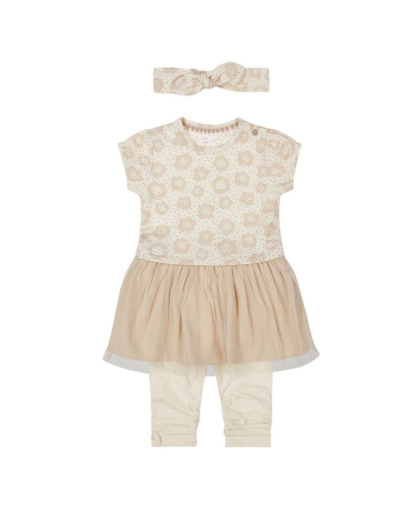 P54382-31 Conjunto niña de 2 piezas para bebé + diadema