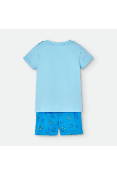 263-14 Conjunto niño infantil azul 'Scout Promise'