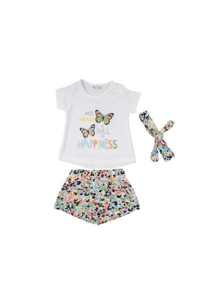 141052 CONJUNTO 2 PIEZAS+CINTA MARIPOSAS BABYBOL