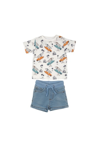 142625 CONJUNTO 2 PIEZAS TIBURONES BABYBOL