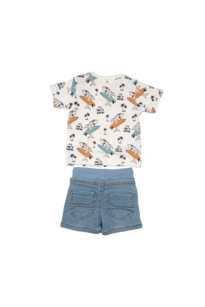 142625 CONJUNTO 2 PIEZAS TIBURONES BABYBOL