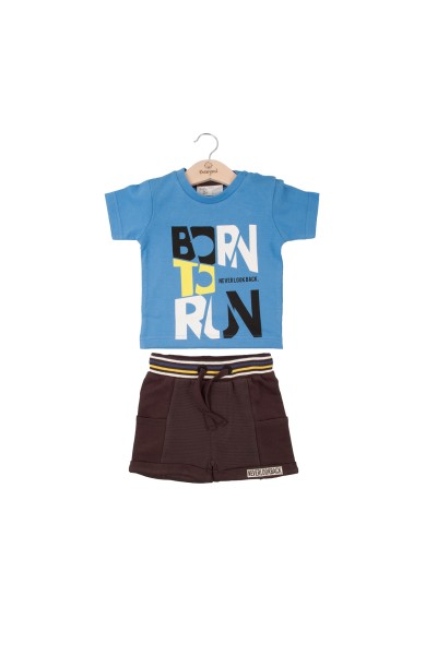 132232 Conjunto 2 piezas bebé azul Babybol