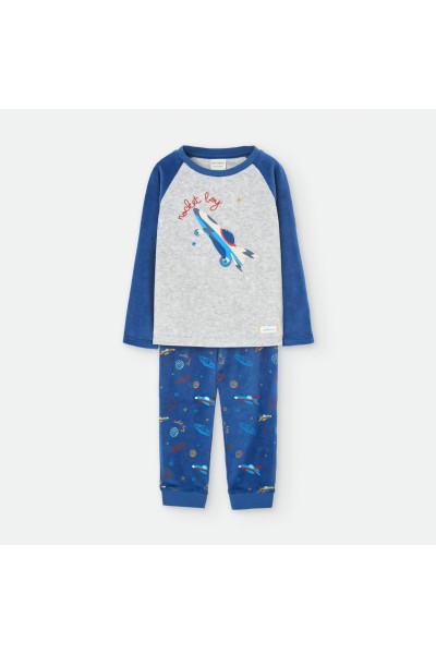 6405 PIJAMA INFANTIL ROCKET BOY TERCIOPELO