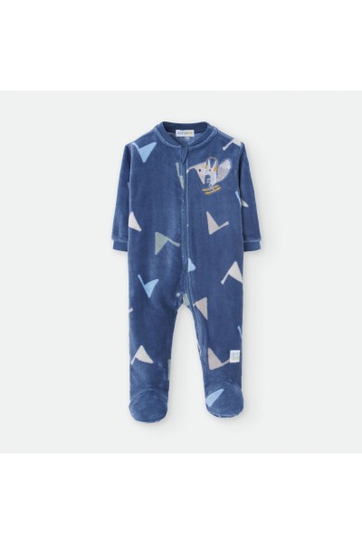 4201-23 Pijama-manta entero azul