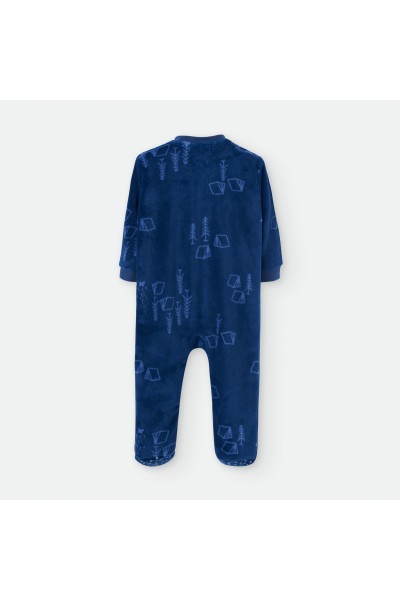4202-23 Pijama manta infantil azul Gorila