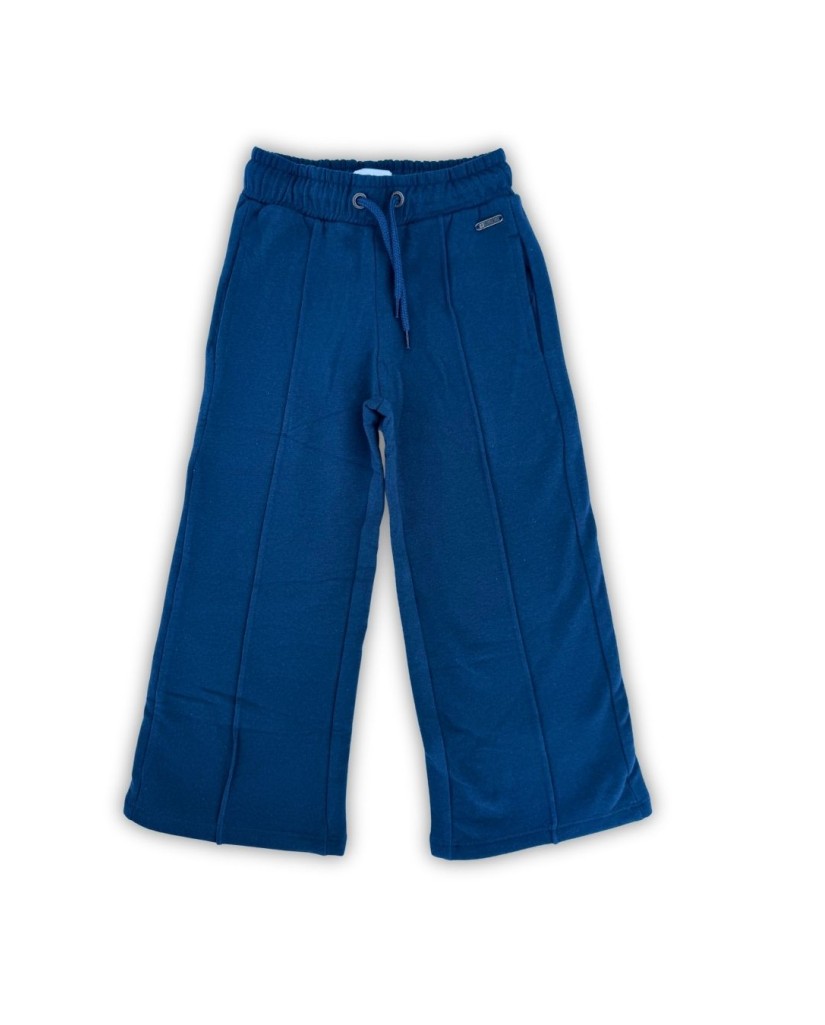 O56048-1GRA1 Pantalon jogging niña camal ancho marino