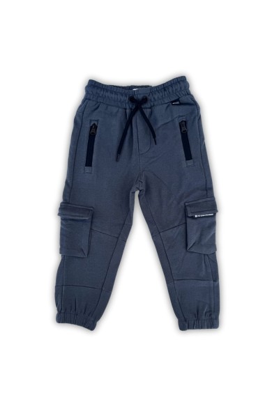 O56240-1GRA2 Pantalón jogging niño gris claro