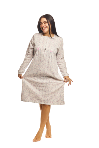 83838 CAMISON SEÑORA ESTAMPADO FLORES