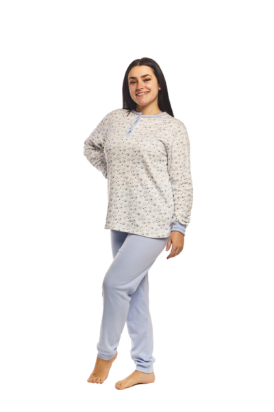 83830 PIJAMA MUJER TAPE RAMITOS