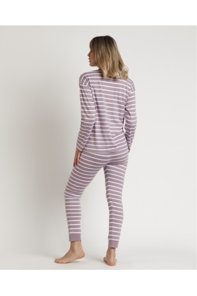 62558-0 PIJAMA OVERSIZE STRIPES HOME Admas